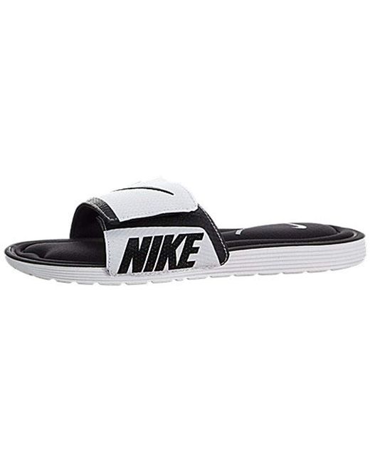 mens nike solarsoft comfort slide