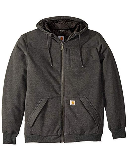 Lyst - Carhartt Big & Tall Rd Rockland Sherpa Lined Hooded Sweatshirt ...