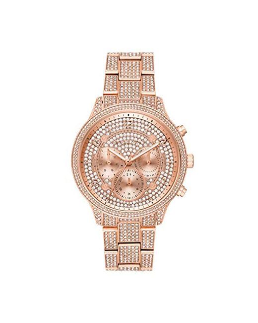 Michael Kors Runway Quartz Watch With Stainless-steel-plated Strap ...