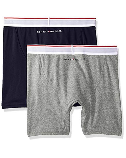 Lyst - Tommy Hilfiger Underwear Modern Essentials Boxer Briefs in Gray ...