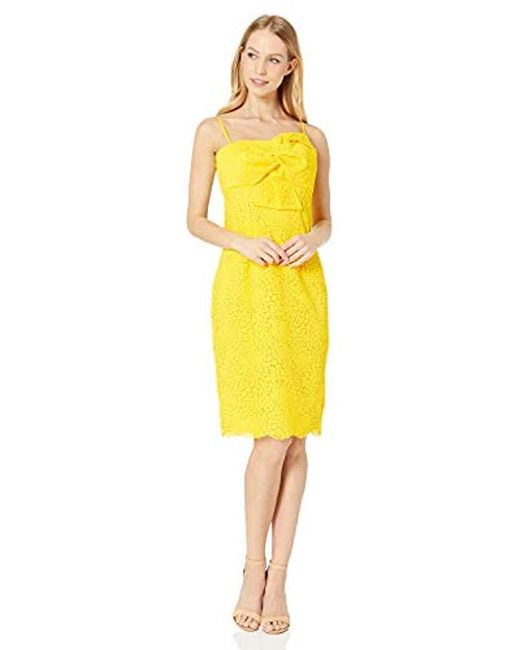 Trina Turk Bright Twist Front Sheath Dress in Yellow Save 20 Lyst