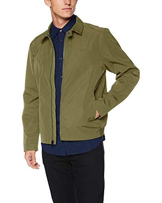 Download Lyst - Calvin Klein Jeans Harrington Jacket in Green for Men