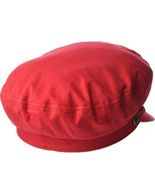 red fishermans hat