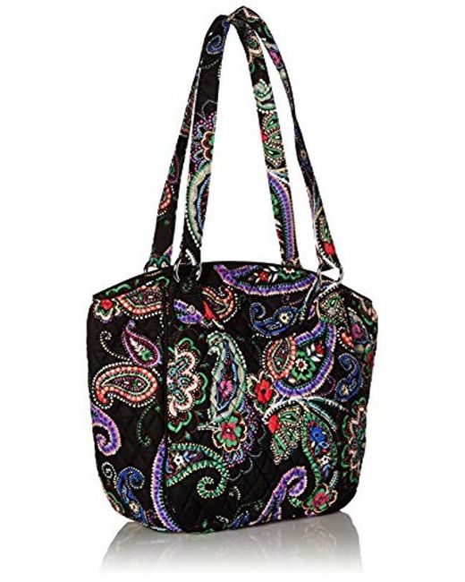 Lyst Vera Bradley Glenna Shoulder Bag, Signature Cotton in Black