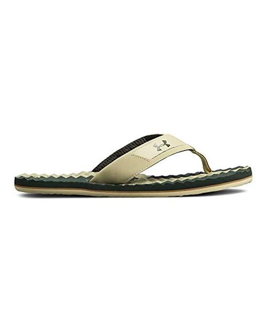 under armour men's marathon key iii flip flops