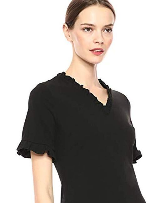 calvin klein v neck sheath dress
