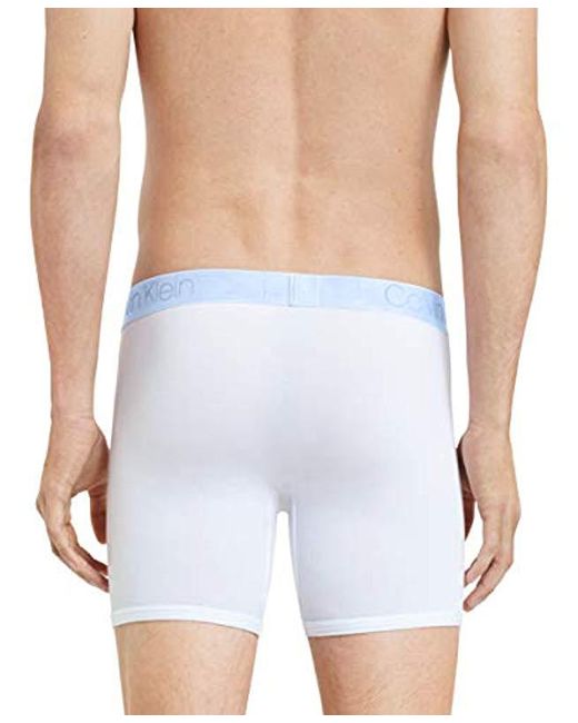 Lyst Calvin Klein Underwear Ultra Soft Modal Boxer Briefs in White