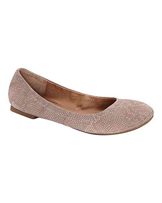lucky brand emmie ballet printed flat
