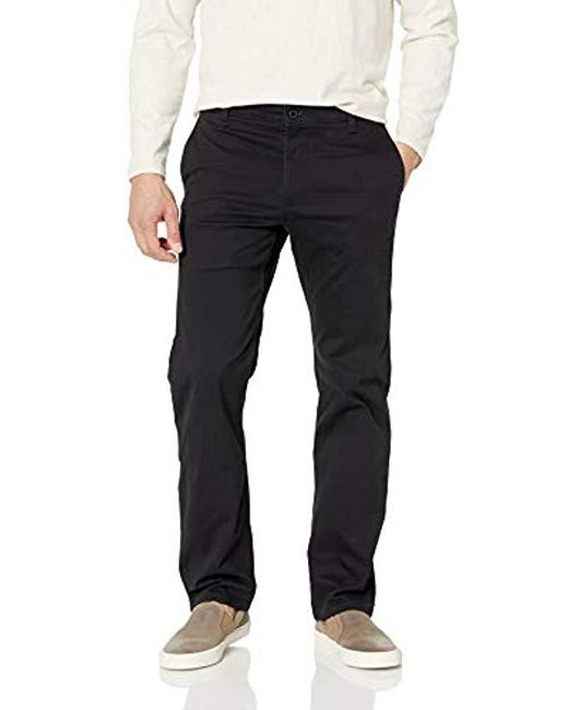 Lyst - Dockers Straight Fit Original Khaki Pants in Black for Men