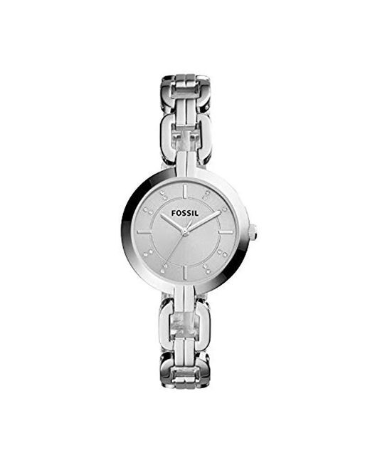 Lyst - Fossil 'kerrigan' Quartz Stainless Steel Watch, Color:silver ...