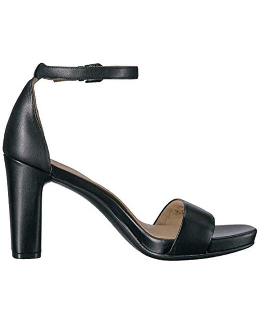 Naturalizer Joy Heeled Sandal in Black - Lyst