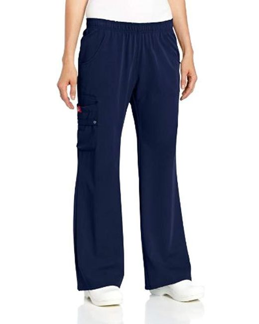 Dickies Xtreme Stretch Elastic Waist Scrubs Pant in Blue - Save 32% - Lyst