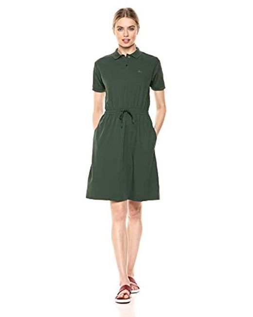 lacoste dress green