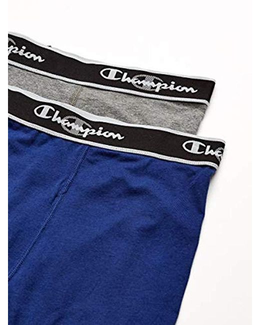 Lyst Champion Elite Xtemp Boxer Briefs 4pack in Blue for Men Save 59