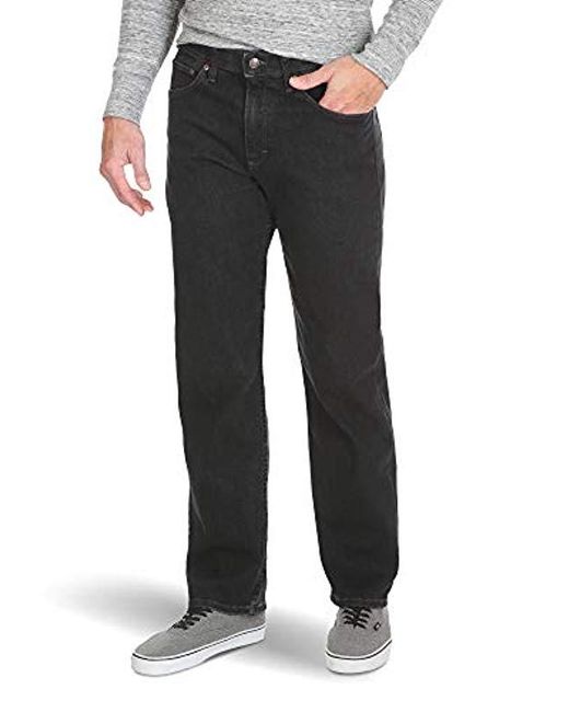 wrangler men's relaxed fit comfort flex waist jean