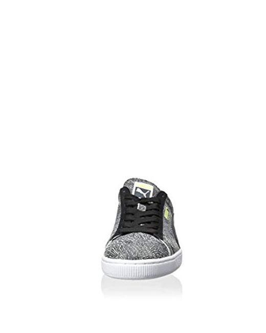 Sneakers For Men Match Round In Puma Lyst Mis Toe Suede Black L5jAq4R3