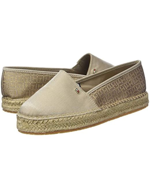 Th Pattern Espadrille, Femme Jean Tommy Hilfiger Lyst Th Pattern Espadrille, Femme Jean Tommy Hilfiger Lyst