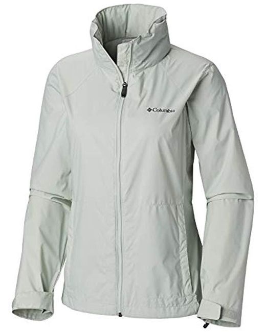 Columbia Switchback Iii Adjustable Waterproof Rain Jacket in Green Lyst