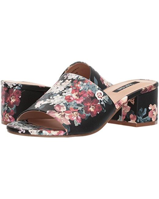 Women's Helina Slide Sandal Black Floral 8 M US Women's Helina Slide Sandal Black Floral 8 M US