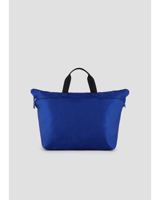 Armani Duffle Bag Blue IUCN Water