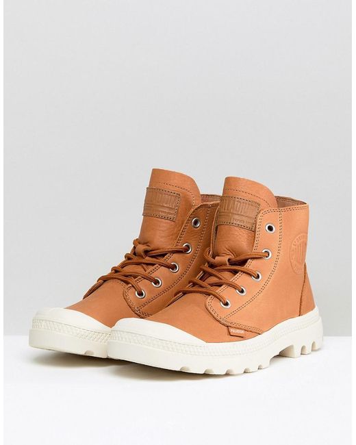 brown palladium boots