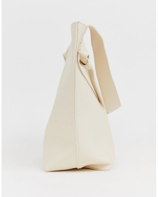 Women S Natural Faux Mottled Leather Shoulder Handbag