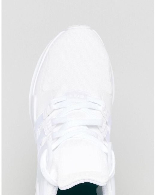 adidas originals eqt support adv trainers in white cp9558 adidas originals eqt support adv trainers in white cp9558