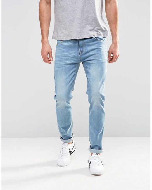 Lyst - Asos Stretch Slim Jeans In Light Blue Wash in Blue for Men ASOS - Stretch Slim Jeans In Light Blue Wash for Men - Lyst ...