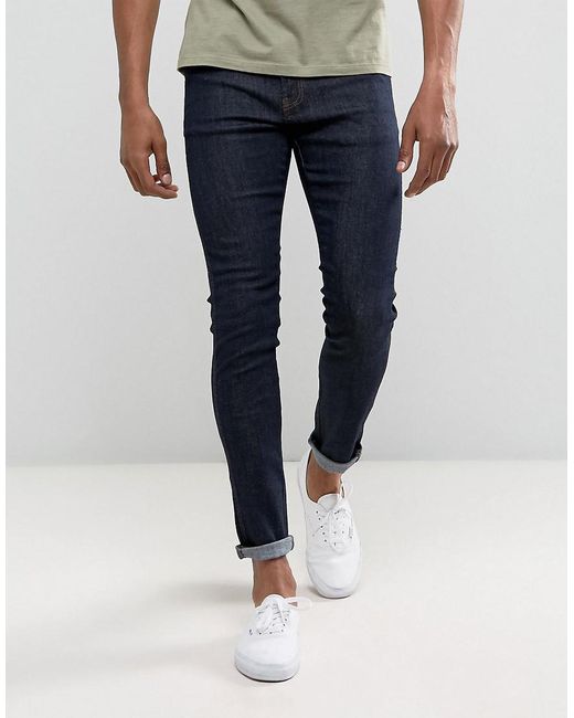 Lyst - Dr. Denim Jeans Snap Skinny In Blue Raw in Blue for Men - Save 13%