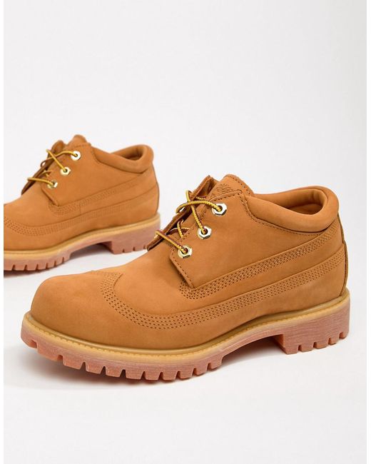 Lyst - Timberland X Engineered Garments Oxford Brogues In Wheat in ... Timberland - Natural X Engineered Garments Oxford Brogues In Wheat for Men - Lyst ...