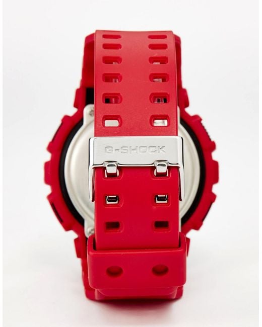 g shock men red