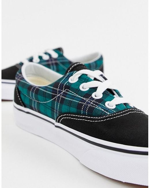 patent plaid vans