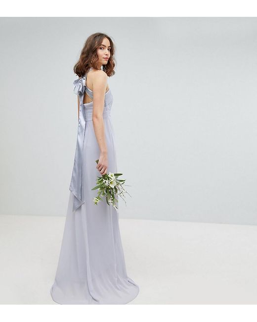 Bow Back Bridesmaid Dress