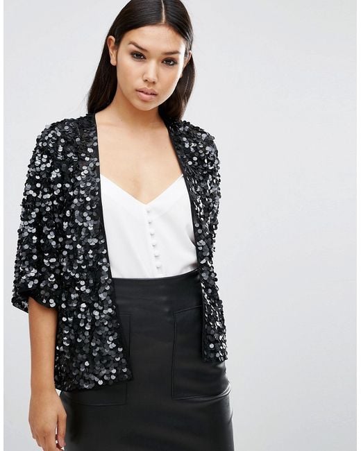 sequin disc jacket