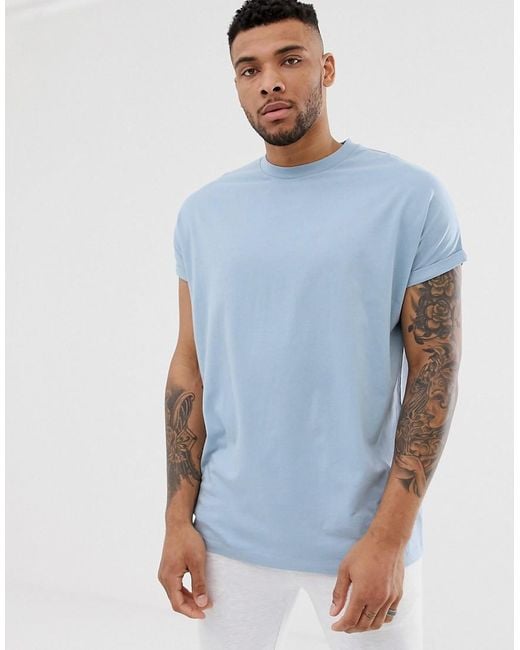 men's roll sleeve t shirt