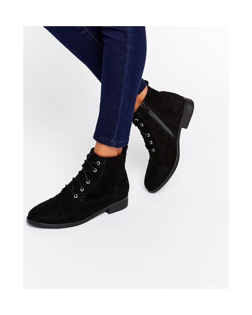 dune london lace up boots