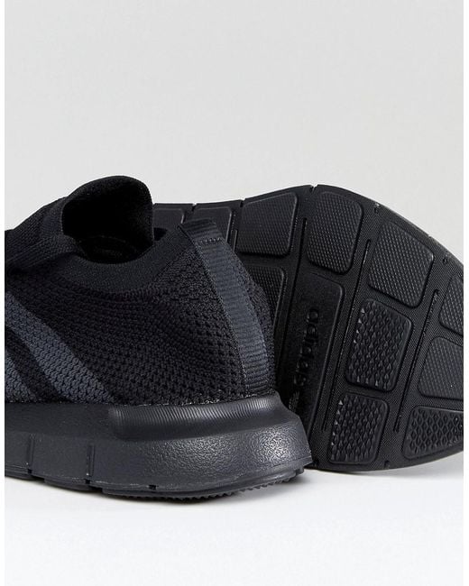 adidas originals swift run primeknit trainers in black cq2893 adidas originals swift run primeknit trainers in black cq2893