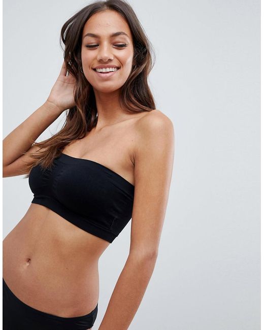 black basic bandeau co ord clothing black basic bandeau co ord clothing