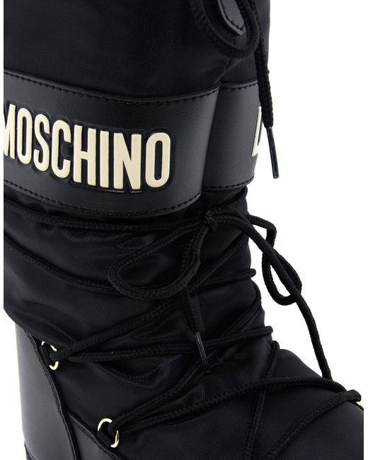 moschino over knee boots