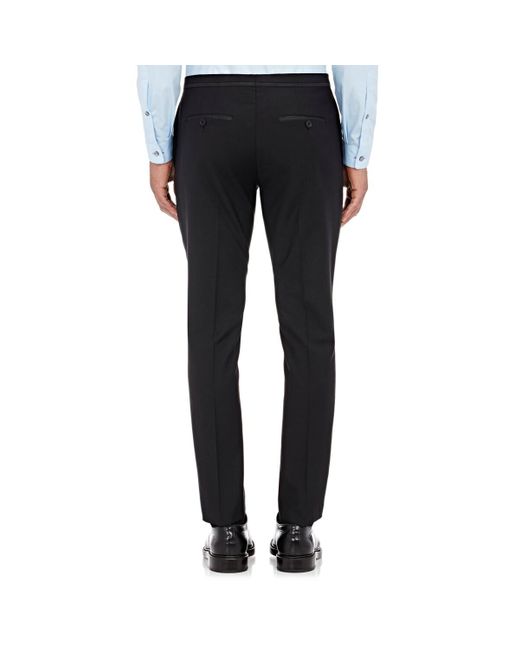 Paul Smith Wool-mohair Tuxedo Trousers in Black for Men - Lyst