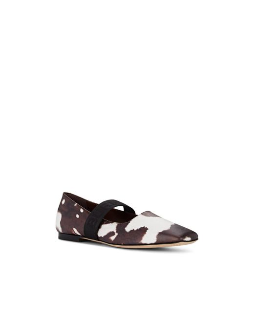 cow print flats