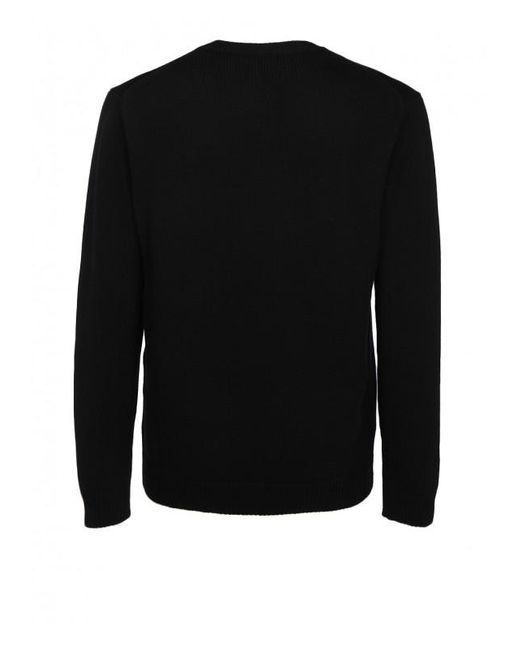 Fendi Fleece Sweater in Black for Men - Lyst