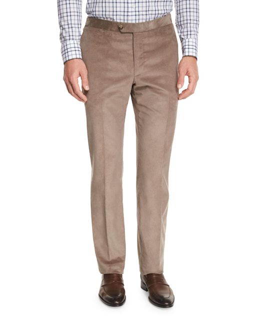 flat front trousers