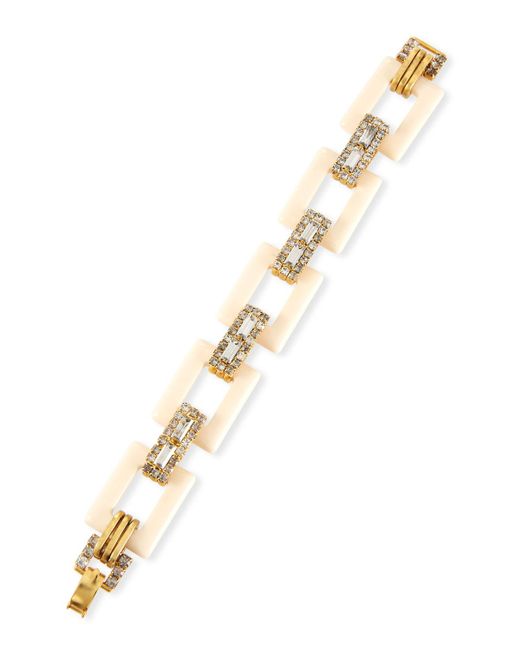 Lyst Elizabeth Cole Willow Mixed Link Bracelet Elizabeth Cole Multicolor Willow Mixed Link Bracelet Lyst