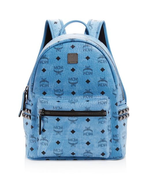 Mcm Backpack - Stark Side Stud Small in Blue (Denim) | Lyst