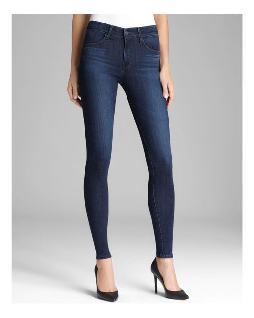 Ag jeans Jeans - Farrah High Rise Skinny In Brooks in Black | Lyst
