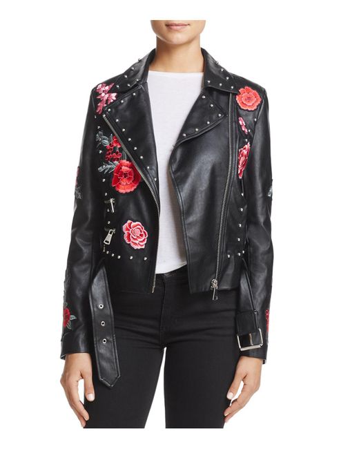 faux leather puffer jacket bagatelle