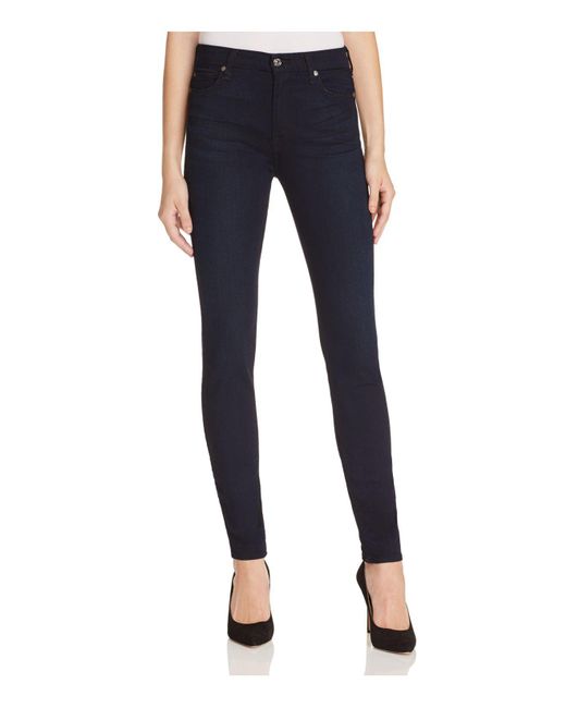 seven high waisted skinny jeans