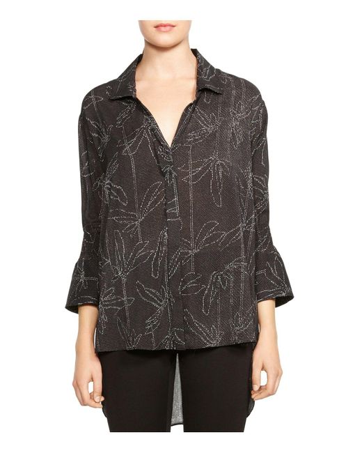 botanical print shirt