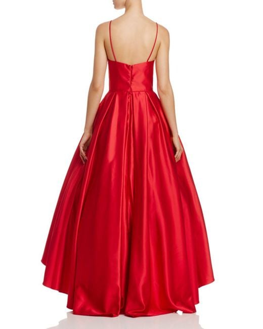 betsy and adam high low gown